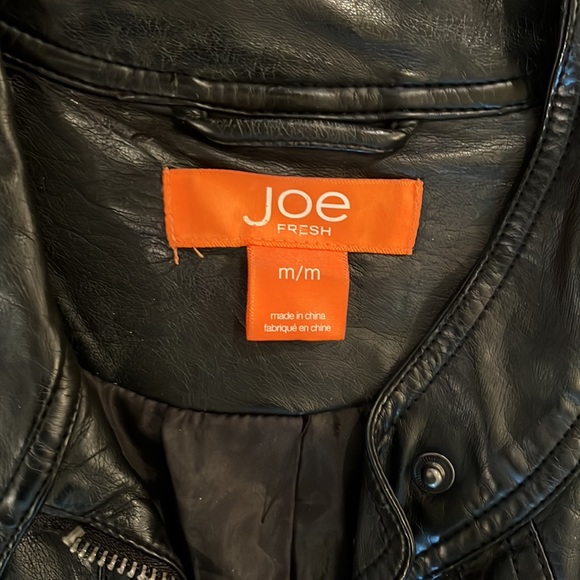 Joe Fresh faux leather medium women's jacket - Picture 2 of 2